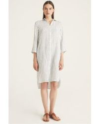 ROSSO35 - Stripe Shirt Dress - Lyst