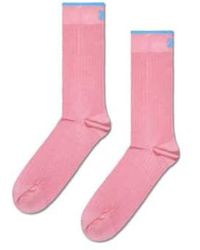 Happy Socks - Calcetines color rosa claro - Lyst