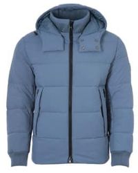 BOSS - Bright Water Repellent Detachable Hood Padded Jacket - Lyst