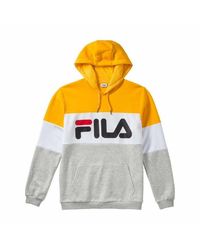 yellow fila hoodie