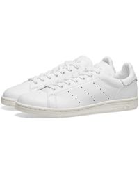 adidas Leather Stan Smith Reconstruct Off in White for Men | Lyst