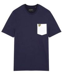 Lyle & Scott - & Contrast Pocket T-shirt L - Lyst
