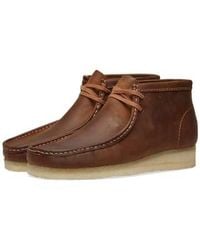 Clarks - Wallabee Boot Beeswax Leather 1 - Lyst