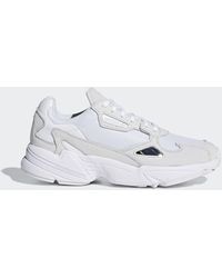 adidas falcon white womens