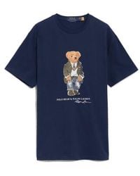 Polo Ralph Lauren - Heritage Bear Tee Navy M - Lyst