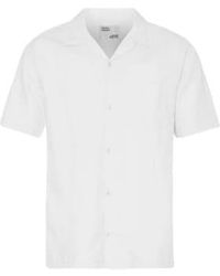 COLORFUL STANDARD - Short Sleeve Linen Shirt Optical - Lyst