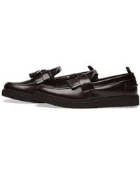 Fred Perry Fred Perry X George Cox Leather Tassel Loafer - Black
