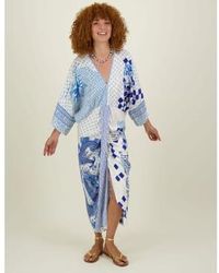 ME 369 - Sophia Kimono Dress Amalfi Coast M/l - Lyst
