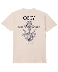 Obey - Iris In Bloom T-shirt - Lyst