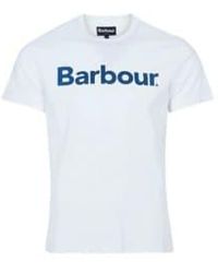 Barbour - Logo Tee S - Lyst