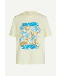 Samsøe & Samsøe - Sadalila T-shirt Pear Sorbet / S - Lyst