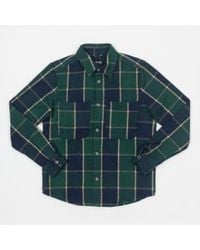 Only & Sons - Lee Check Overshirt In Blue M - Lyst
