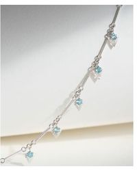 Zoe & Morgan - Hyacinth Apatite Silver Necklace One Size - Lyst