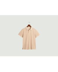 GANT - Sunfaded Cotton Pique Polo Shirt M - Lyst