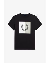 Fred Perry - Laurel wreath graphic t-shirt - Lyst