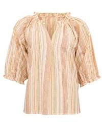 Costa Mani - Bailey Blouse Or Mix Stripe - Lyst