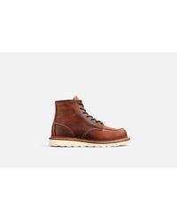 Red Wing - Wing Shoes Wing 1907 Heritage Work 6 Moc Toe Boot Copper Rough Tough 39 - Lyst