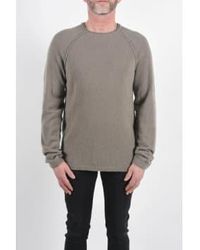 Daniele Fiesoli - Taupe Boiled Round Neck Knitted Sweater - Lyst