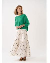 Lolly's Laundry - Sunsetll Maxi Skirt Creme - Lyst