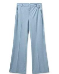 Mos Mosh - Rhys roy pantalones-cashmere azul, largo-160600 - Lyst