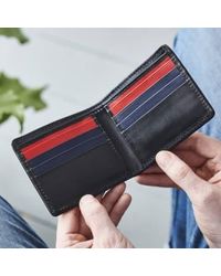 VIDA VIDA - Leder block card wallet - Lyst