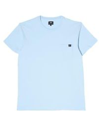 Edwin - Camiseta bolsillo azul cerúleo - Lyst