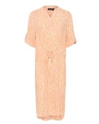 Soaked In Luxury - Zaya Dress In Tangerine Ditsy Print - Lyst