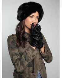 Nooki Design - Felicity Flocked Glove-black Black / Sm 100% Leather Lining: Polyester Excluding Trims - Lyst
