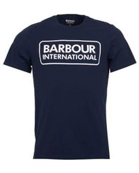 Barbour - International Essential Large Logo T-shirt - Lyst