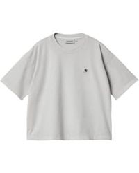 Carhartt - T-shirt femme i033051 1ye.gd gris - Lyst