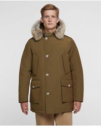 Woolrich Parka Arctic en fourrure amovible en bois - Vert