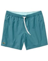 Lacoste swim shorts blue Clearance