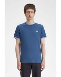 Fred Perry - Twin Tipped Crew Neck T Medium - Lyst