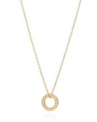 Anna Beck - Open Circle Necklace Plated - Lyst