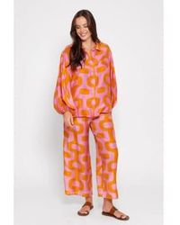Sundress - Joe Geometric Print Trousers Col: Pink/orange, Size: L - Lyst