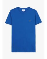 Lacoste - Herren pima-baumwoll-t-shirt in blau - Lyst