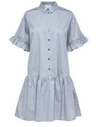 SELECTED - Short Sleeved Mini Dress Light - Lyst
