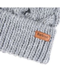 barbour womens bobble hat