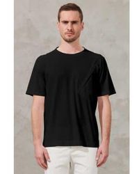 Transit - T-shirt en coton en vrac noir - Lyst