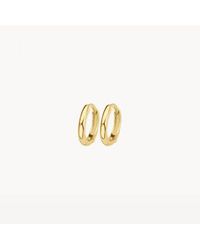 Blush Lingerie - 14K Gold Clicker 96Mm Hoop Earrings - Lyst
