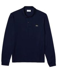 Lacoste - Polo Classic Fit Long Sleeve Uomo Navy 5 - Lyst