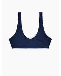 Lido - Top bikini trentuno azul marino - Lyst