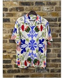 Wax London - Didcot Short Sleeve Summer Shirt Multi Floral S - Lyst