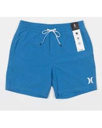 Hurley - Volley swim shorts 17 "en azul - Lyst