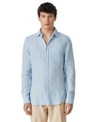 Portuguese Flannel - Linen Long Sleeve Shirt Sky / L - Lyst