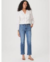 PAIGE - - Mayslie Straight Jeans - Rock Show - 25 - Lyst