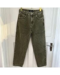 Anorak - Jeans color caqui lavado y pierna recta fría - Lyst
