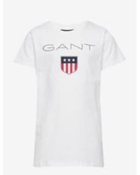 GANT - Shield Ss T-shirt 122/128 - Lyst
