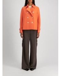 Harris Wharf London - Cropped Trench Light Pressed Coat - Lyst