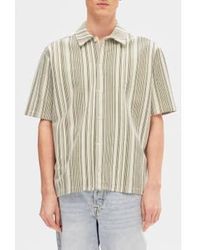 SELECTED - Burnt Olive Boxy-skylar Jersey Shirt / M - Lyst